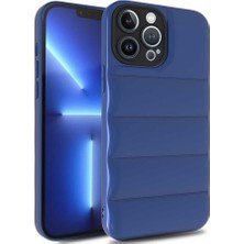 Akare iPhone 12 Pro Kılıf Akre Kasis Kapak-Saks Mavi