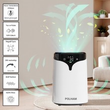 Polham Dijital Göstergeli Hava Temizleme Cihazı – Hepa Filtre + Aktif Karbon ,negatif Iyon ,toz, Polen %99 Temizleme