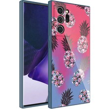 Akare Galaxy Note 20 Ultra Kılıf Kamera Korumalı Desenli Sert Silikon Akre Epoksi Kapak-No3