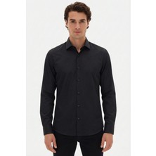 Efor Gk 2025 Gömlek Slim Siyah