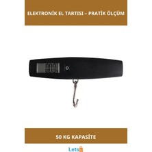 Letsii Taşınabilir Elektronik El Tartısı 50KG Hafif Kompakt