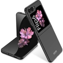 Akare Galaxy Z Flip 6 Kılıf Akre Sert Kıpta Kapak-Siyah