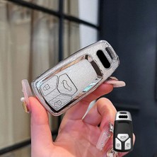 Alazpay Audi A6 A5 A4 Q7 Q5 S4 S5 S7 B9 A4L 4m 8W Tt Tts Rs 8s Elmas Desenli Tpu Anahtar Kılıfı