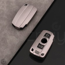 Alazpay Bmw E60 E61 E70 E81 E87 E90 E91 E92 X1 X5 X3 1 3 5 6 Z4 M3 M5 Titan Gri Tpu Anahtar Kılıfı