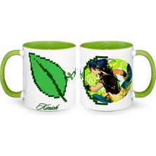 Define Moyas Genshin Impact Kinich Porselen Kupa Bardak – Anime Tasarım – Çift Taraflı Baskı – Parlak Yüzey