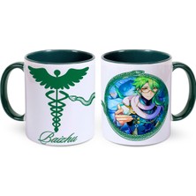 Define Moyas Genshin Impact Baizhu Porselen Kupa Bardak – Anime Tasarım – Çift Taraflı Baskı – Parlak Yüzey
