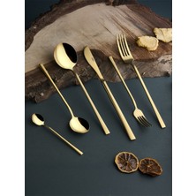 Falez Mosi Gold 36 Parça Çatal Kaşık Bıçak Takımı