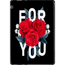 Adasena Huawei Mediapad T5 10.1" Kılıf Tablet Için Desenli Silikon Kapak - For You