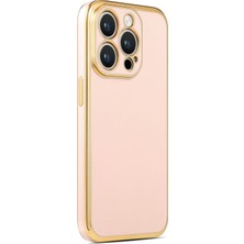 Akare iPhone 14 Pro Max Uyumlu Akre Bark Kapak-Rose Gold