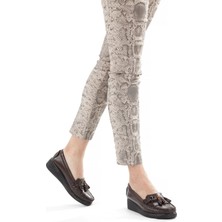 Artı Artı Ayakkabı ARTI-ARTI001-7475-501-PSK  Hakiki Deri Günlük Ortopedik  Kadın Bağsız Kahverengi Roc Ayakkabı