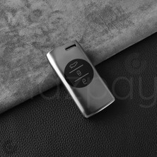 Alazpay Chery Tiggo 7 & Arrizo 5 Titan Gri Tpu Anahtar Kılıfı