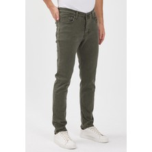 Locus Jeans Erkek Yeşil Slim Fit Kot Pantolon LCS69031110