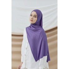 Modakaşmir Mor Renk Penye Şal