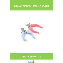 Letsii Paslanmaz Çelik Kedi Köpek Tırnak Makası Pratik Kullanım