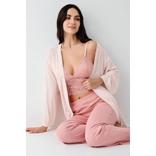 Arnetta Kadın Pembe Sabahlık AR3419-S-V1