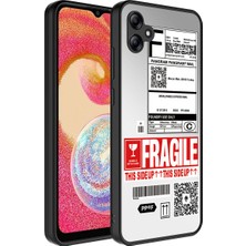 Akare Galaxy A04E Kılıf Aynalı Desenli Kamera Korumalı Parlak Akre Mirror Kapak-Fragile