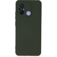 Eco Port Xiaomi Redmi 12C Kılıf Nano Içi Kadife Silikon - Koyu Yeşil