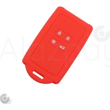 Alazpay Renault Clio 5 Megane E-Tech Austral Koleos Kadjar Captur Zoe Sade Silikon Anahtar Kılıfı
