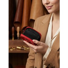 Fil Şekilli Gerçek Deri Kartlık – Bereket ve Şans Sembolü Akordeon