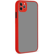 Akare iPhone 11 Pro Max Uyumlu Akre Hux Kapak-Kırmızı