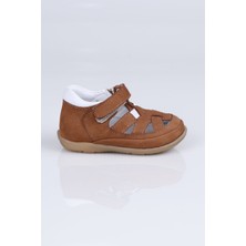 Perlina 0011 Hakiki Deri Ilk Adım Sandalet Taba - 20