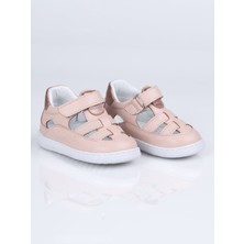 World Kids 7710 Hakiki Deri Ilk Adım Ayakkabı Bej - 19