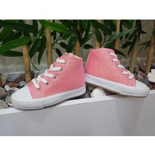 Scarpe Magiche Sneaker Pembe Simli Işıklı Çocuk Ayakkabısı (31-35 Numara Arası Işıksızdır )