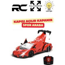 Trendzone Uzaktan Kumandalı Full Fonksiyon Şarjlı Işıklı Kapı Bagajı Açılır Kapanır Rc Lamborghini Spor Araba