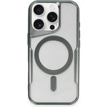 Eco Port Iphone 12 Kılıf Boyi Magsafe Silikon Kapak - Yeşil