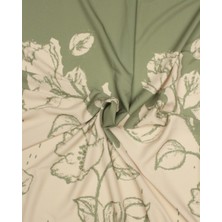 Sardo Kumaş Soyut Desenli Dijital Baskılı Şifon Saten Kumaş / En 1,50 cm - Elbise , Perde ve Kırlent