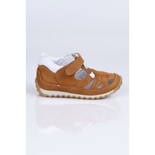 Perlina 0011-025 Hakiki Deri Sandalet B. Kahverengi - 22