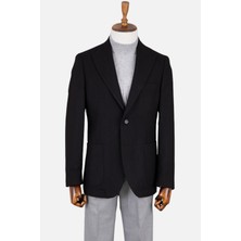 HC MEN CLASSIC Erkek Siyah Blazer Ceket