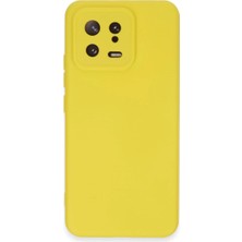Eco Port Xiaomi Mi 13 Kılıf Nano Içi Kadife Silikon - Sarı