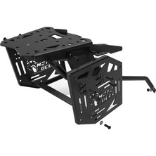 Moto Üçel Bajaj Dominar 250 - Dominar 400 - NS200 ve NS125 Uyumlu Çanta Demiri Entegreli Yan Çanta Demiri