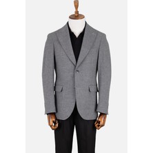 HC MEN CLASSIC Erkek Gri Blazer Ceket