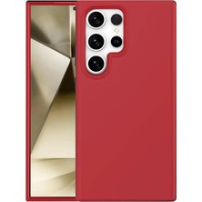 Eco Port Samsung Galaxy S24 Ultra Kılıf First Silikon - Kırmızı