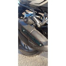 Moto Üçel Tvs Apache Rtr 200 Uyumlu Egzoz Görsel Yazı