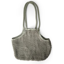 Koopman Ecrou Örme Plaj Çantası