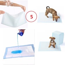 Yıkanabilir Köpek Çiş Pedi - 90 x 60 cm 5li Paket
