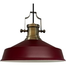 Bamyum Vişne Çürüğü Asaletli Eskitme Başlık Retro Sarkıt Lamba Restoran Salon Aydınlatma