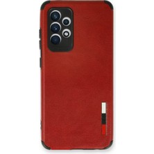 Eco Port Samsung Galaxy A73 5g Kılıf Loop Deri Silikon - Kırmızı