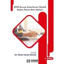 Efe Akademi Yayınları Kpss-Kurum Sınavlarına Yönelik Makro Iktisat Ders Notları