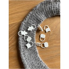 Gonulella 3 Adet Ilmek Işaretleyici, Ilmek Ayırıcı, Örgü Işaretleyici Renkli Plastik