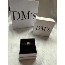 DMs Silver Çiçekli Kelebek Gümüş Charm'ı