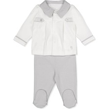 Bebetto Interlok Patikli Pijama Takımı 2li (Royal Man) Gri