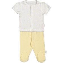 Bebetto Süprem Patikli Pijama Takımı 2li (Mını Heart) Sarı