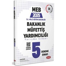 Data Yayınları Meb Bakanlık Müfettiş Yardımcılığı 5 Deneme Sınavı - Karekod Çözümlü