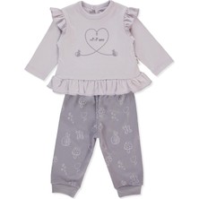 Bebetto Interlok Patiksiz Pijama Takımı 2li (Mını Bee) Lila