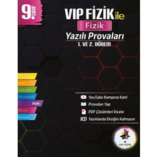 Tonguç Akademi 9. Sınıf Vip Fizik Yazılı Provaları