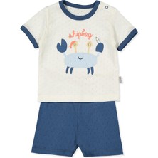 Bebetto Ajurlu Şortlu 2li Takım (Shıp Boy) Lacivert